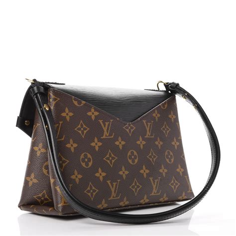 lv saint michel|LOUIS VUITTON Epi Monogram Saint Michel Black.